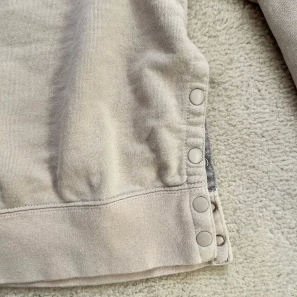 Roots Beige Crewneck with Side Snaps Button - Picture 2 of 3